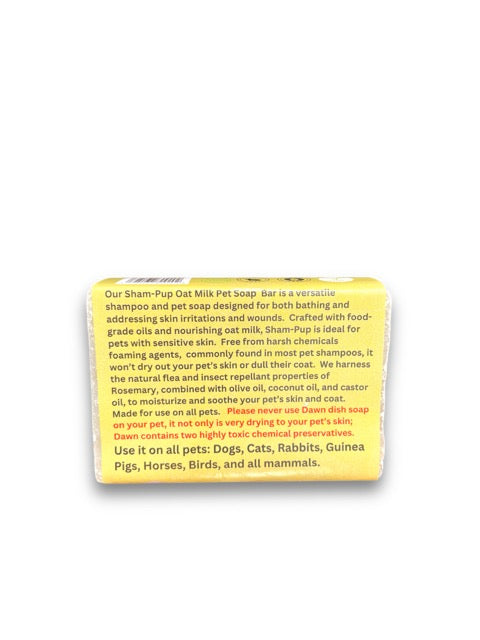 SHAM-PUP SENSITIVE SKIN OAT MILK SHAMPOO BAR
